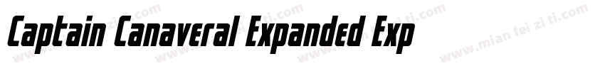 Captain Canaveral Expanded Expanded字体转换